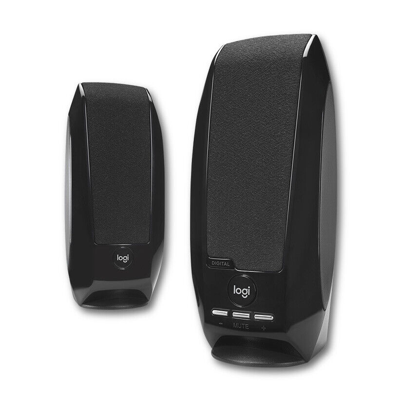 Logitech S150 Digital USB Stereo Computer Speakers - Black
