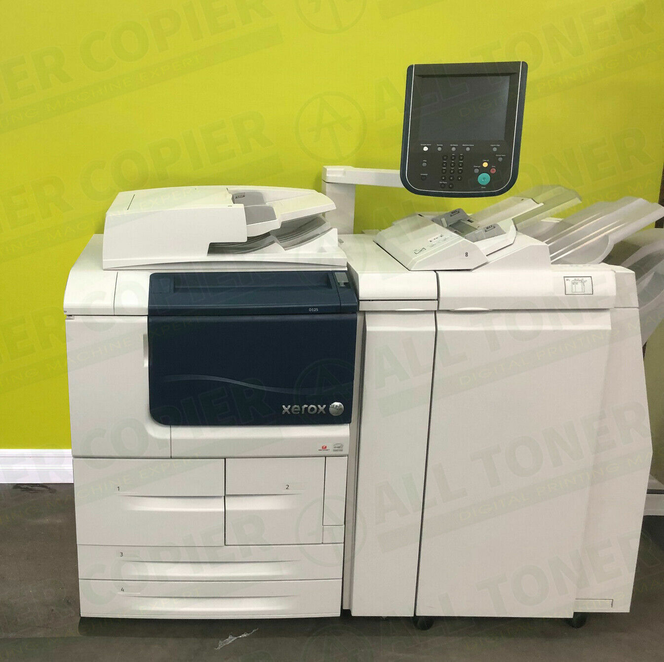 Xerox D125 Mono BW Commercial Production Printer Copier Scanner 125PPM D110 D95
