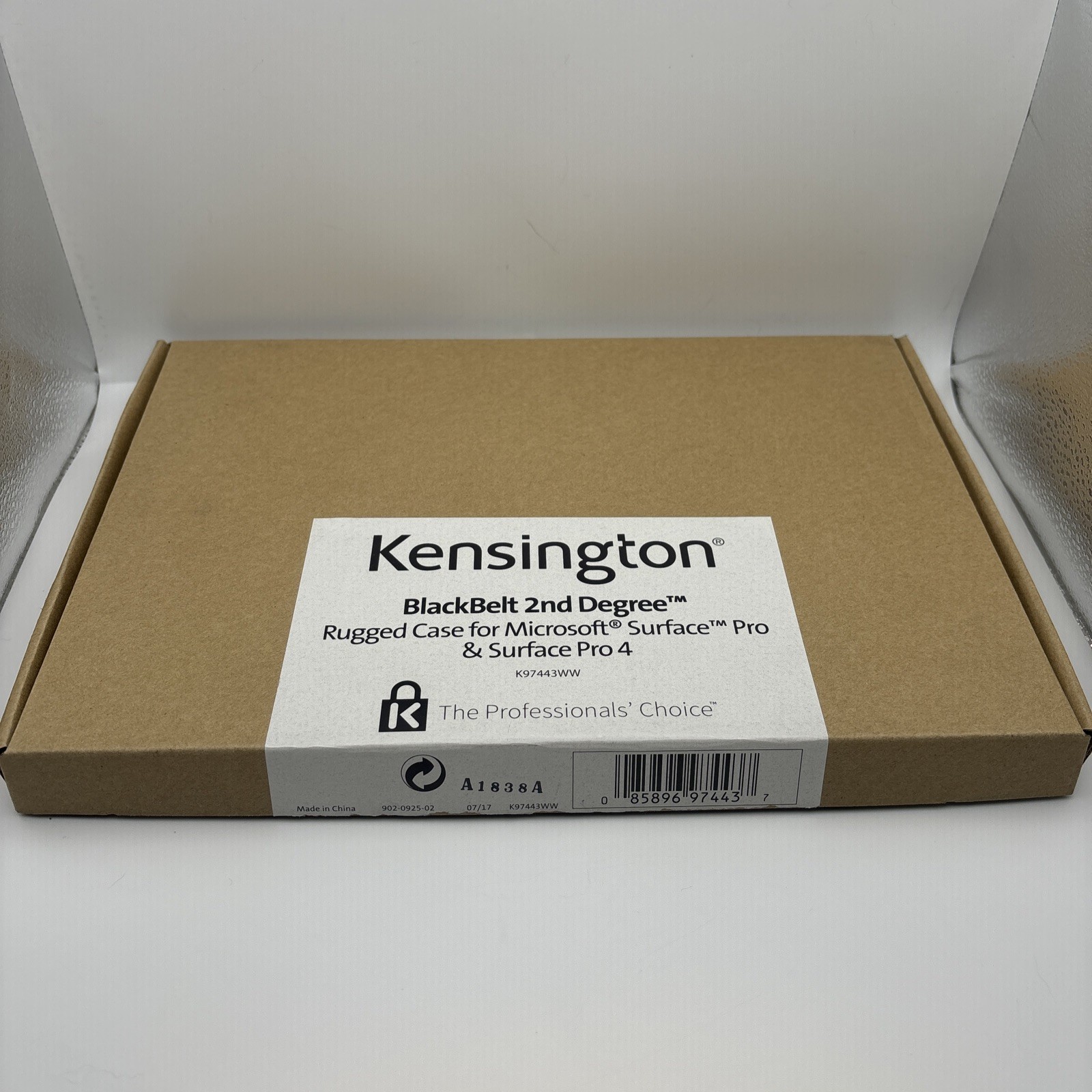 Kensington BlackBelt 2nd Degree Rugged Case for Microsoft Surface Pro 4