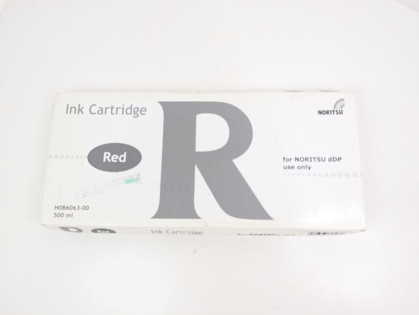 Noritsu Ink Cartridge Red H086063-00 Japan 7/2008 Sealed New