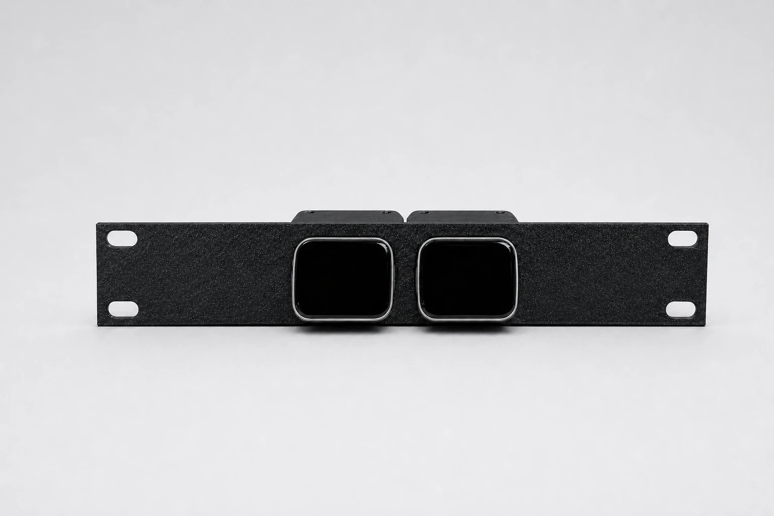 JetKVM Rack Mount for 2 Devices - 10-Inch 1U Black PETG Mount Only