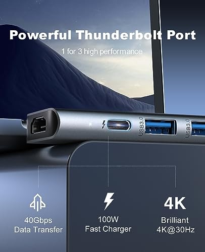 USB C HUB ADAPTER MACBOOK - UTECHSMART 7 IN 2 MACBOOK PRO/AIR ACCESSORIES -