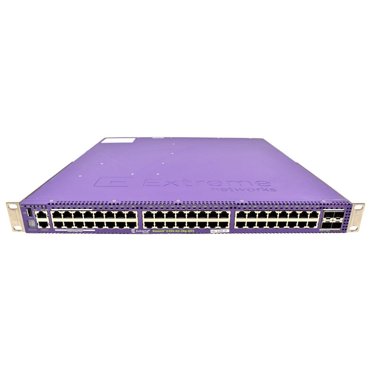 Extreme Summit X460-G2-48p-GE4-Base Switch 16719 48-Port RJ-45GE + Rack Ears