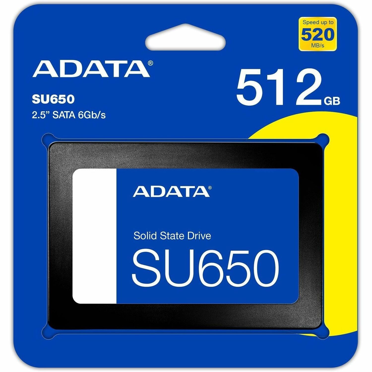ADATA ASU650SS-512GT-R Ultimate SU650 512GB 2.5 Inch SATA III 3D NAND SSD