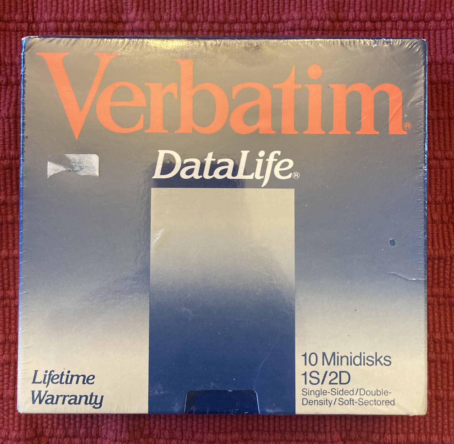 VTG Datalife Verbatim Single Sided/DD/SS MINIDISKS 525-01 10 Minidisks 1984 NOS