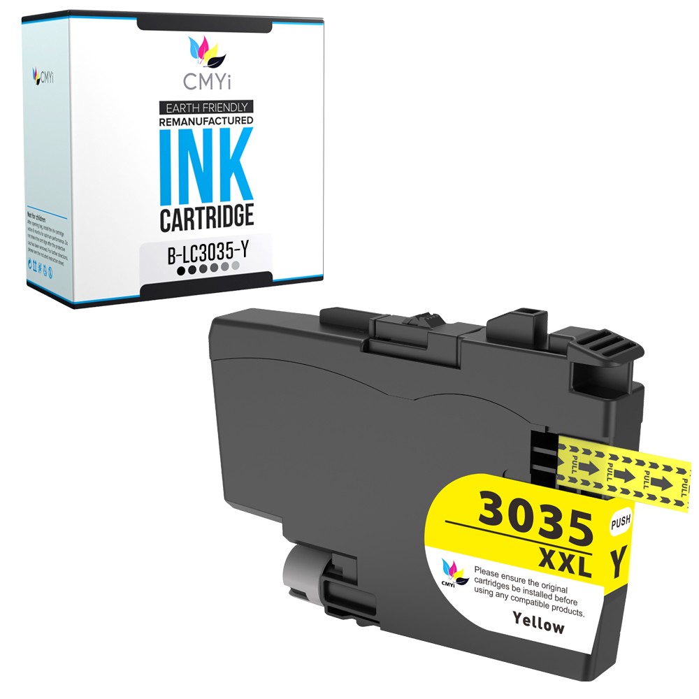 1PK Compatible CMYi LC3035 Yellow Ink Cartridge fits Brother MFC-J815DW J995DW