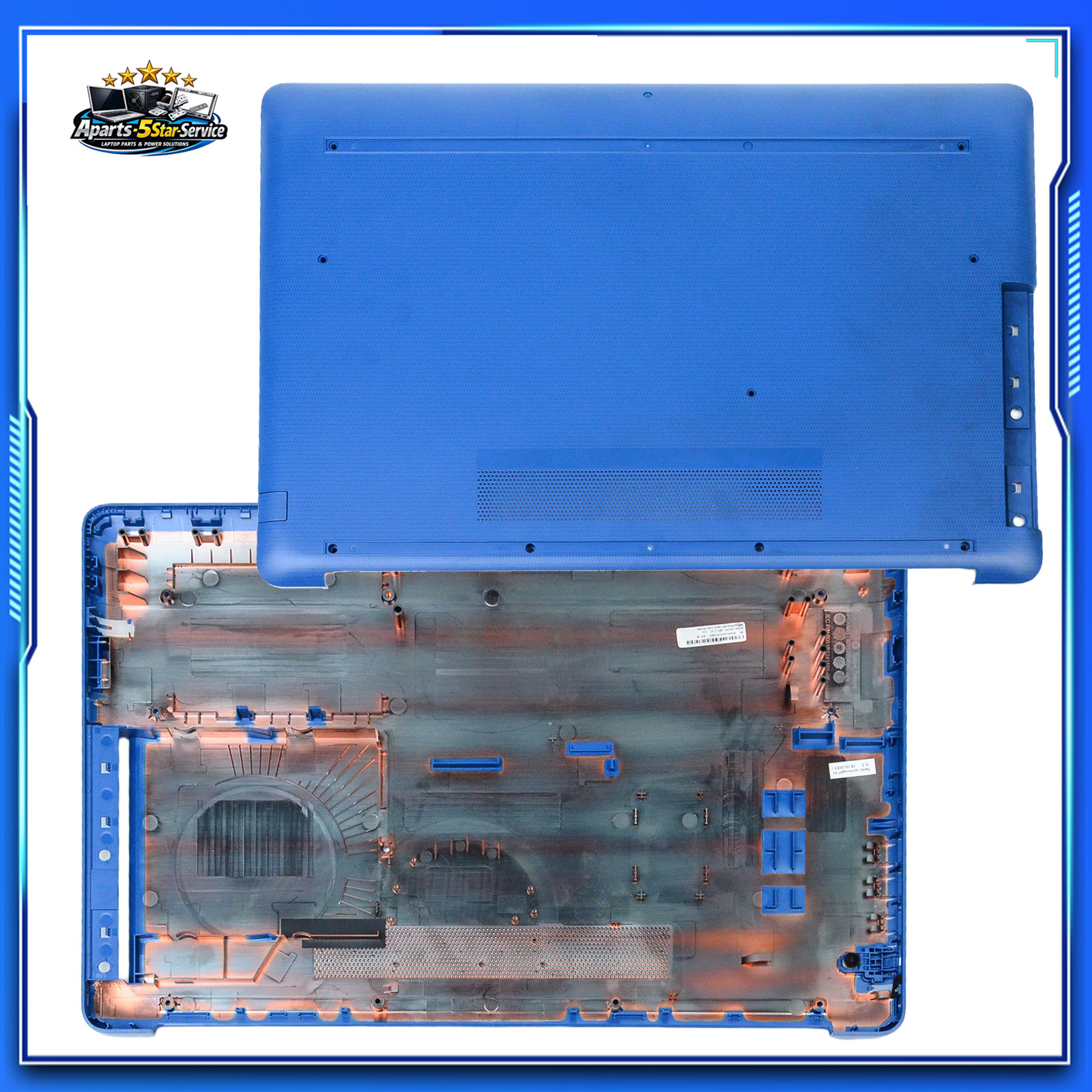 New Blue Laptop Bottom Case Cover Enclosure for HP 17-BY 17T-BY 17-CA 17Z-CA
