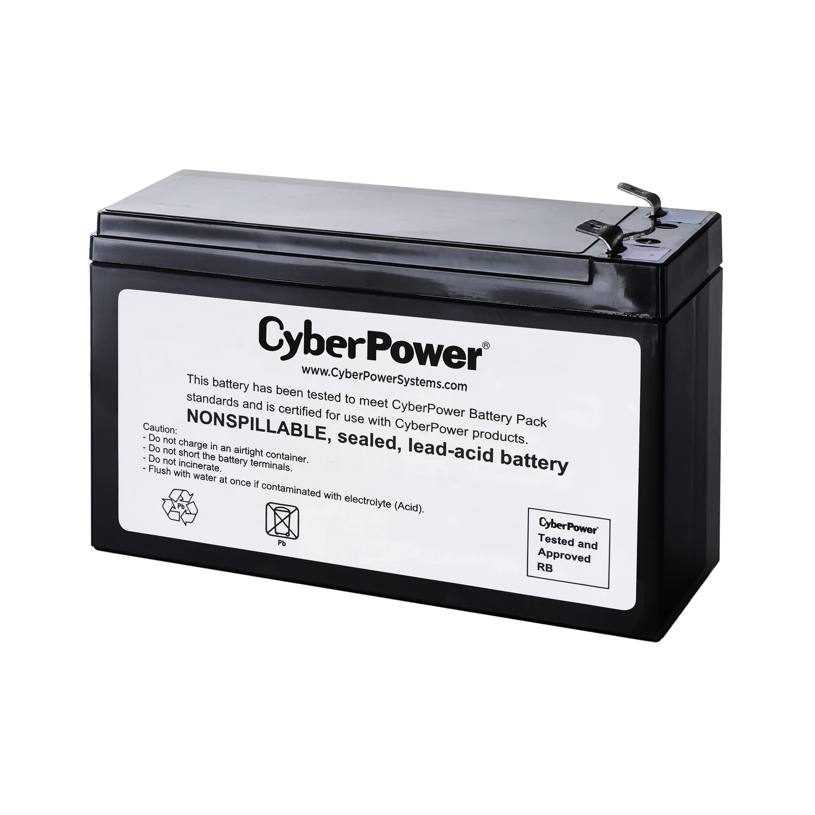 CyberPower RB1280A UPS Replacement Battery 12V 9Ah for CP825LCD CP800AVR