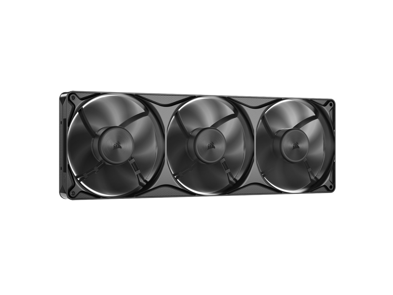 CORSAIR RS360 II Unified Frame Case Fans, 3 Fans, 120mm, 4-Pin PWM, 420-2100 RPM