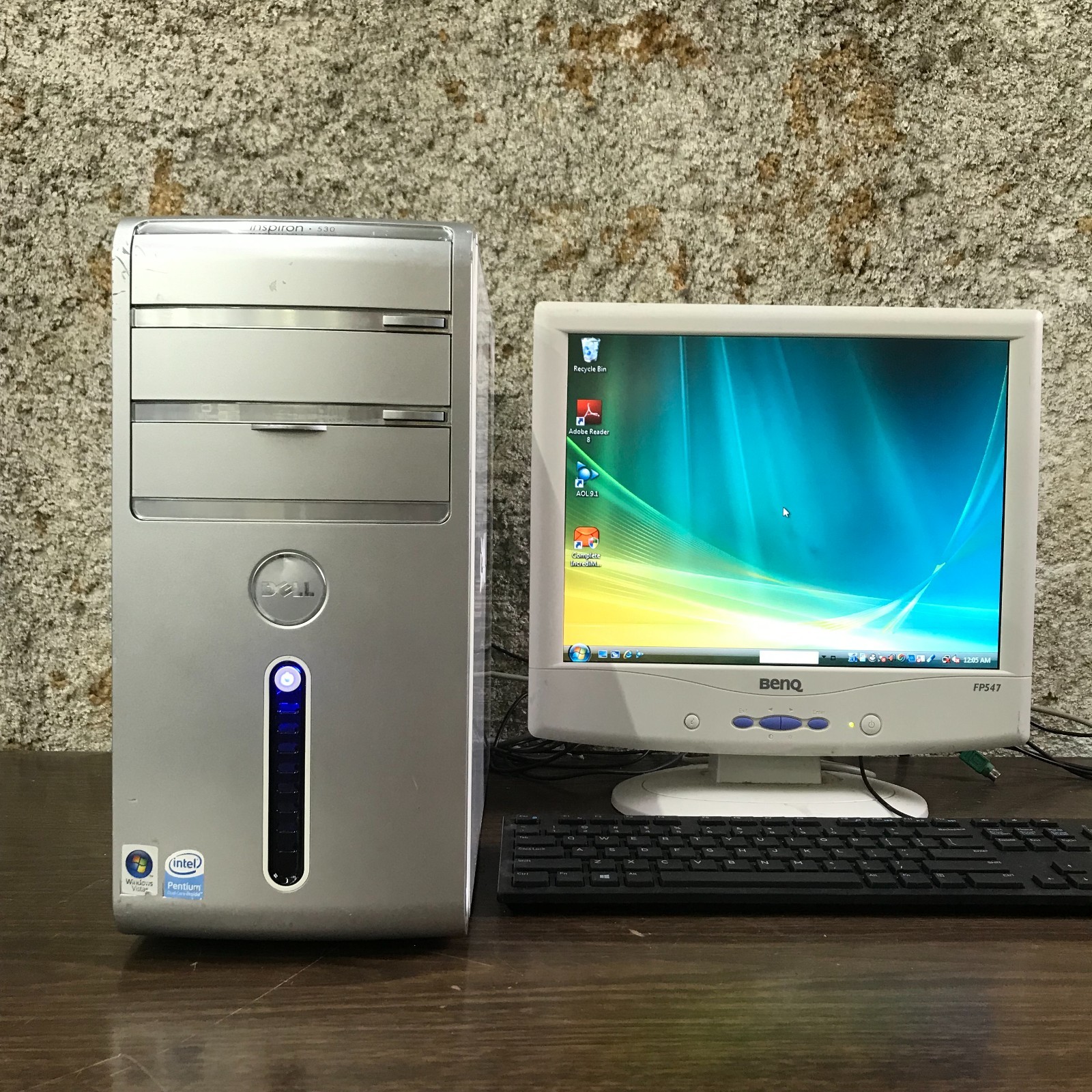 Dell Inspiron 530 PC Retro Gaming Pentium D 1.80GHz 2GB RAM (Windows Vista)