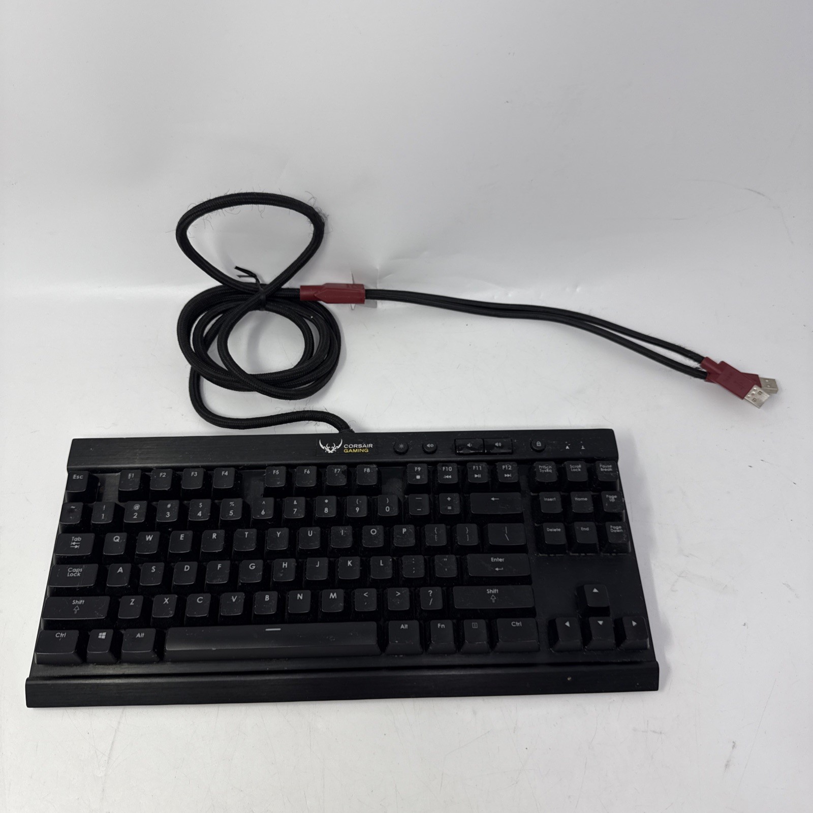 Corsair K65 RGB TKL Mechanical Gaming Keyboard Wired Black Red CH-9000040