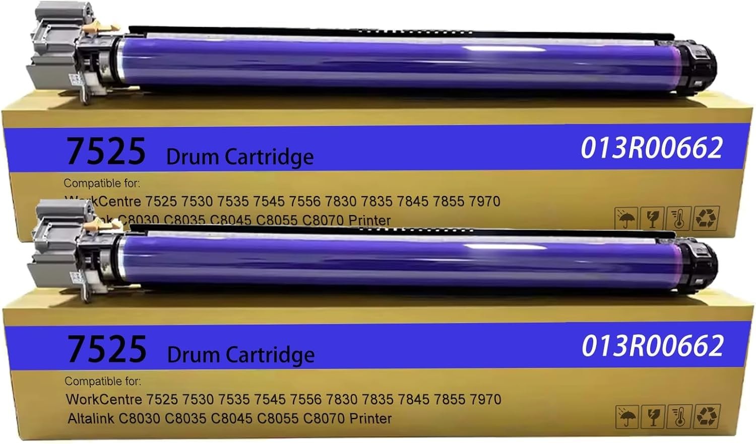 Compatible 013R00662 Drum Unit 2 Pack High Yield 125K Pages for 7525 Series