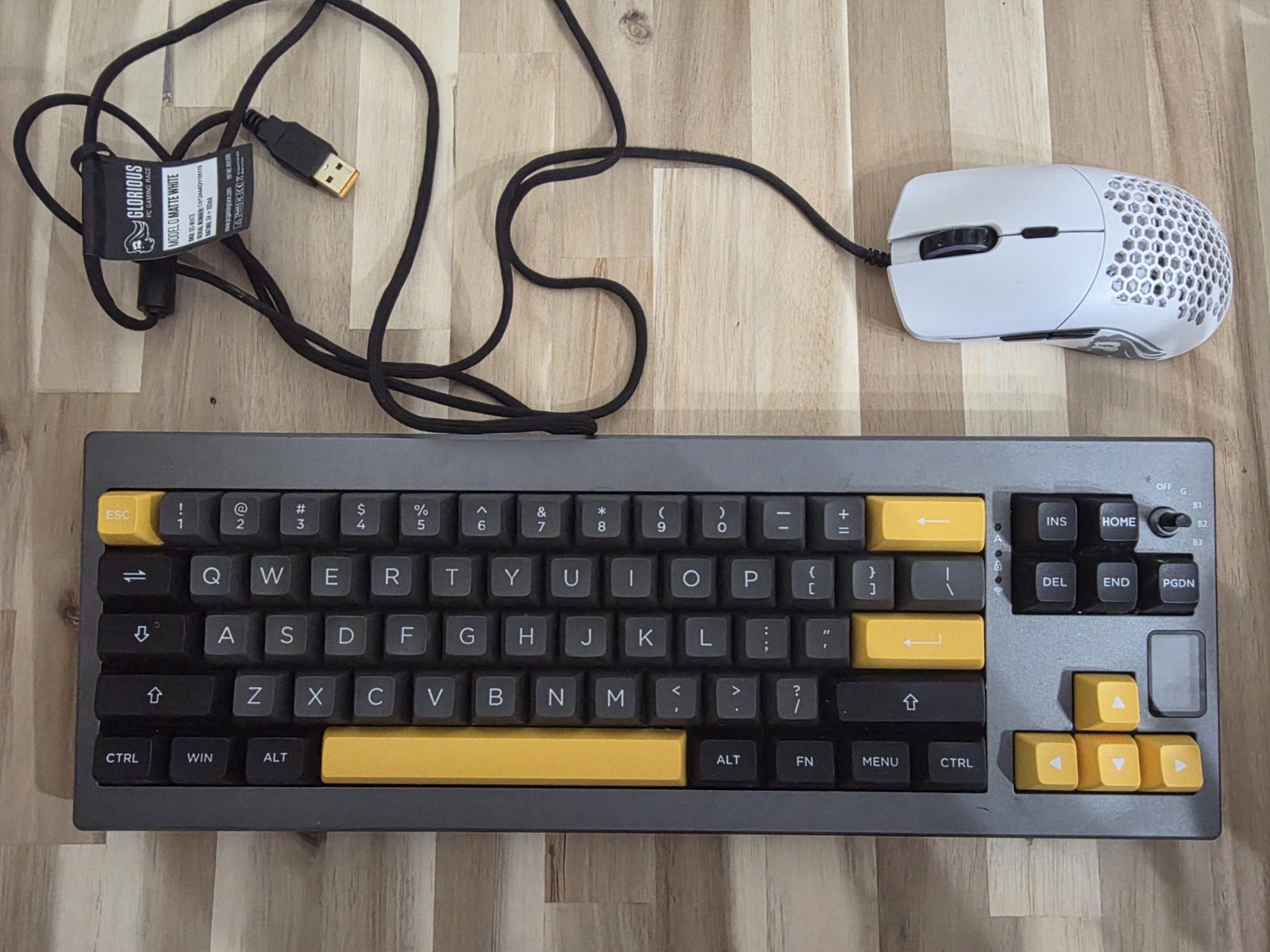 Epomaker Shadow-X keyboard AND Glorious Model O mouse. Gamer bundle