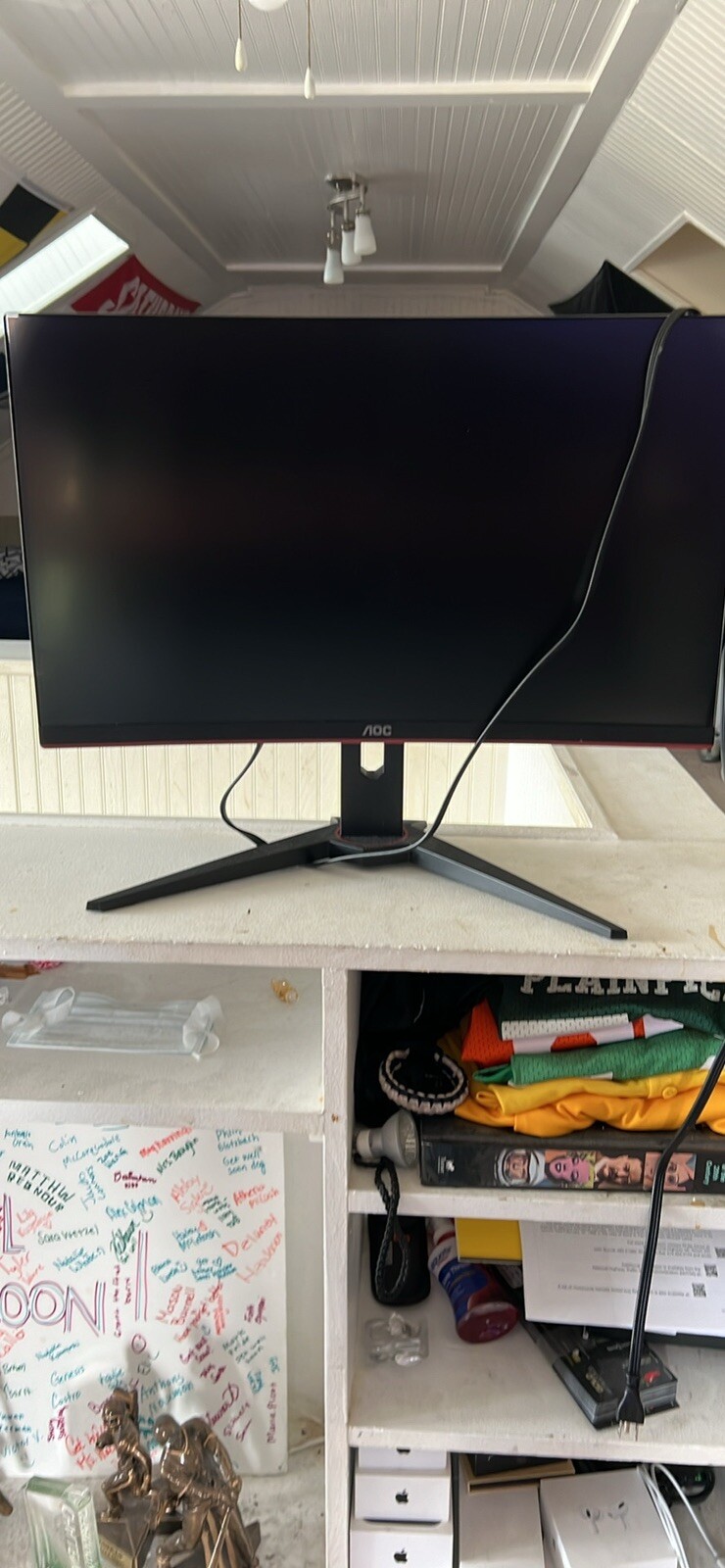 AOC G2 Series C27G2 - 27" - 165Hz LED Curved FHD FreeSync Gaming Monitor -...