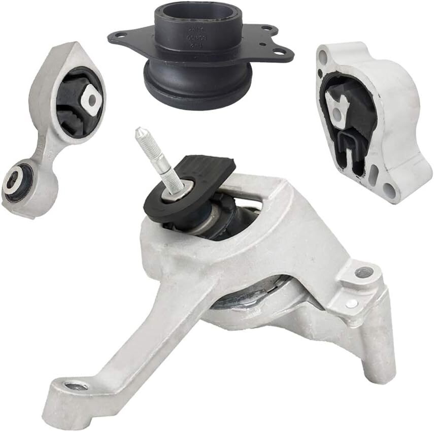 Engine Motor & Transmission Mount Kit 4Pcs Compatible with Fits 2007-2017 Nissan
