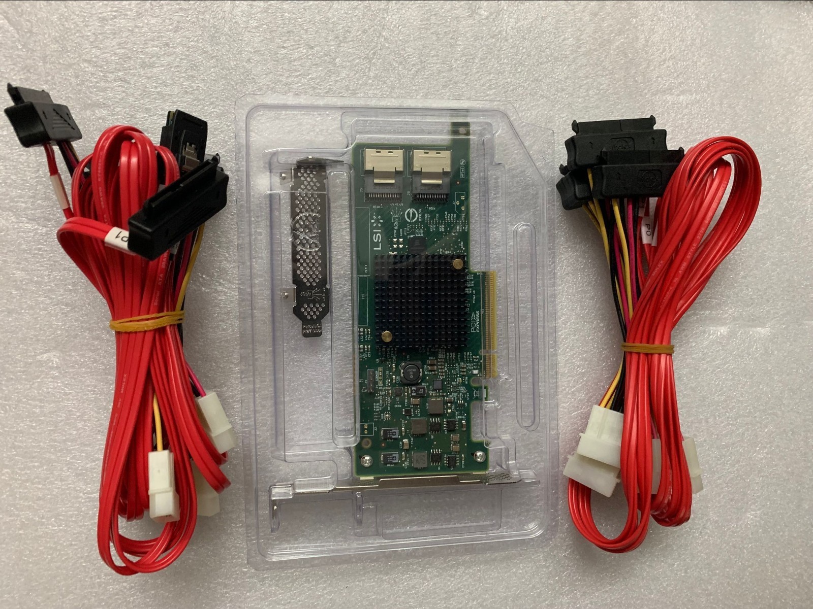 LSI 9205-8i IT-mode 6G/s PCI-E 3.0 Host Bus Adapter + 2* SFF-8087 to SFF-8482