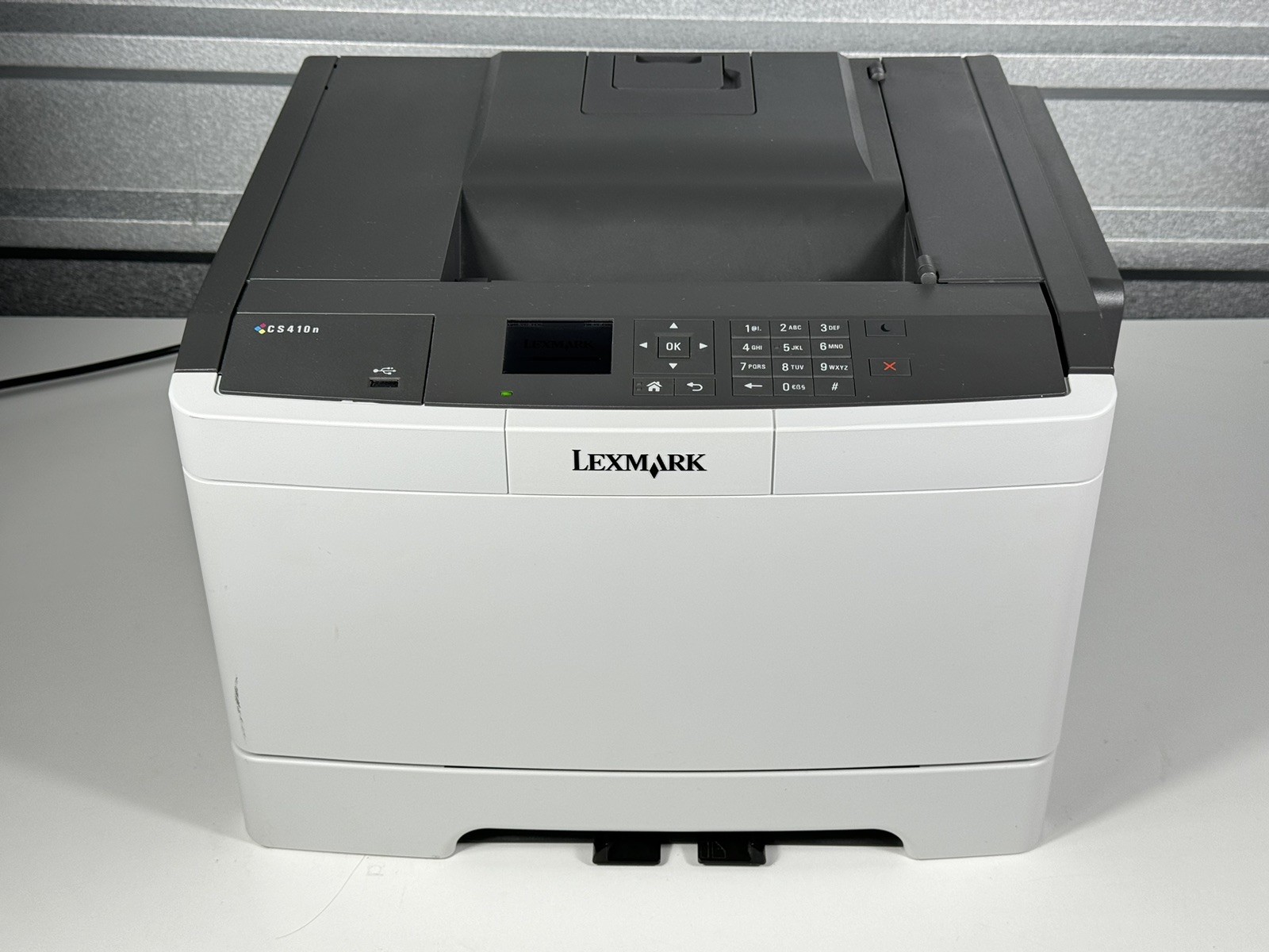 Lexmark CS410dn Color Laser Printer Network Duplex Printing W/Toners 🌟Tested