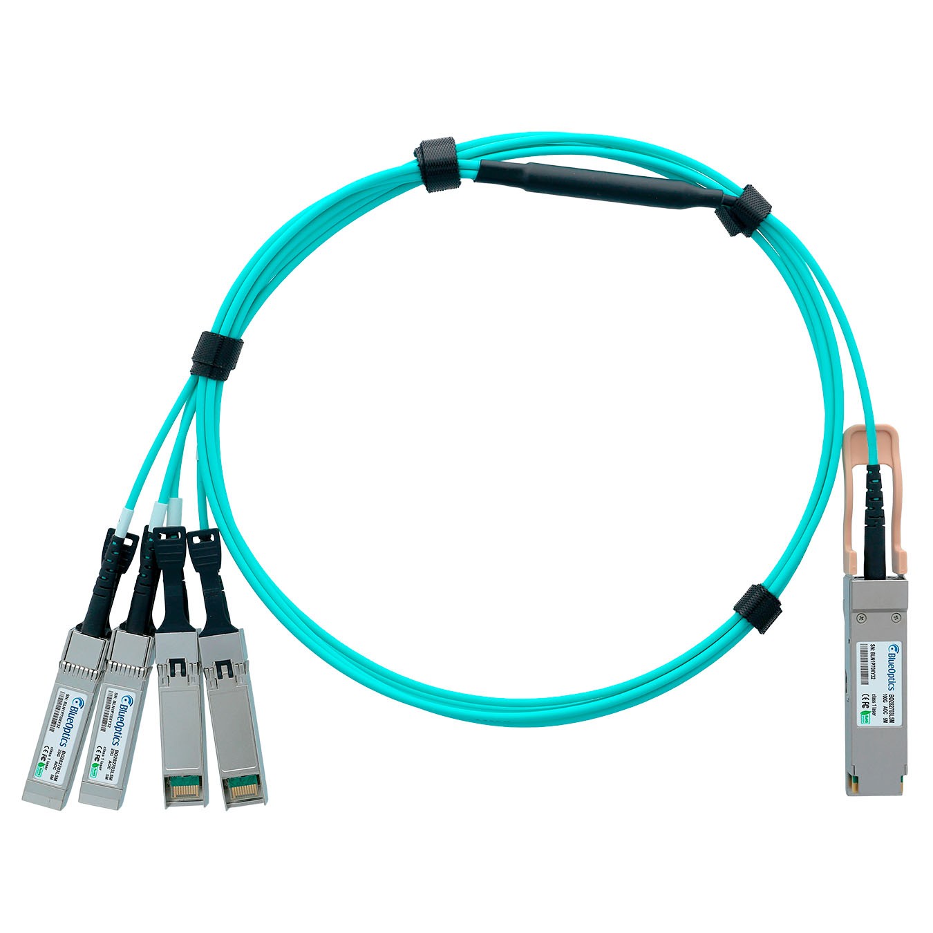 Allied Telesis QSFP28-SFP28-2M Compatible BlueOptics AOC QSFP28 BO282703L2M