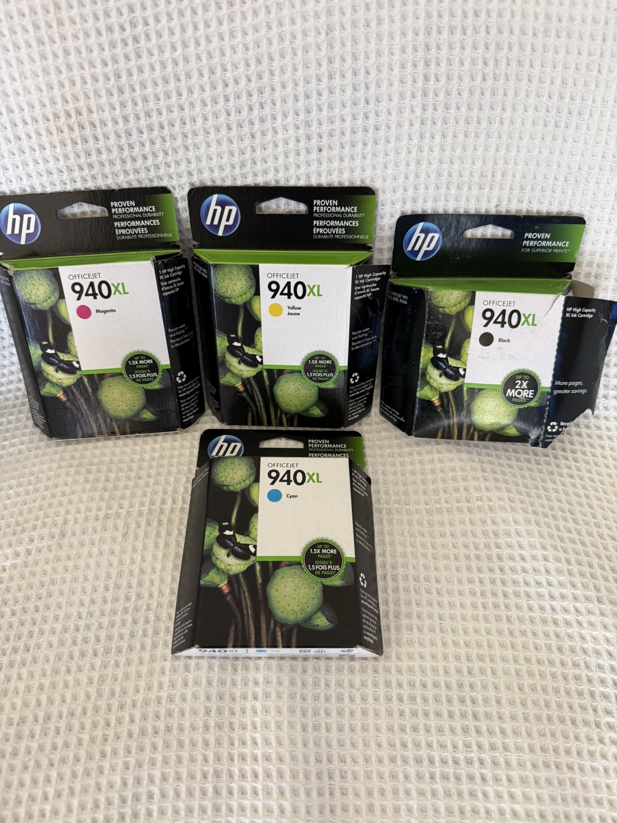 Genuine HP 940XL 4-Pack Ink Cartridges For Officejet Pro 8000/8500 – Expired