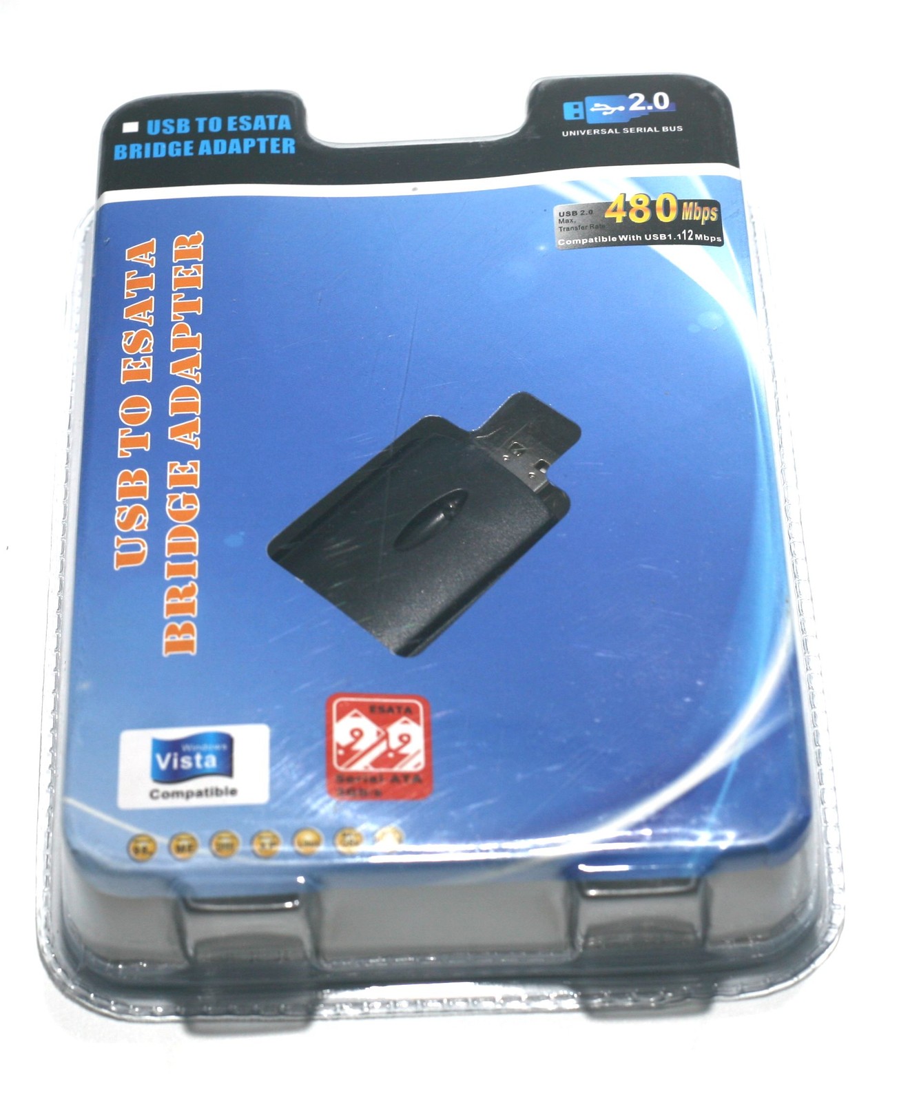 USB 2.0 eSATA Bridge Adapter Serial ATA Super Slim