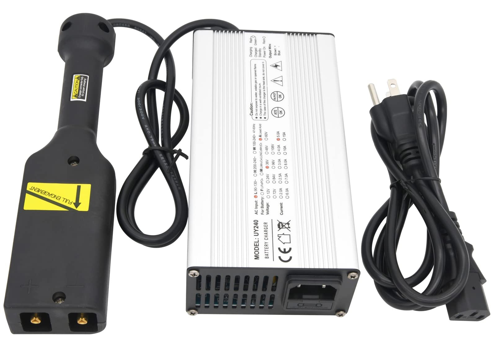 KEYHAO 36V Golf Cart Battery Charger for Ez Go Club Car TXT D Style Plug