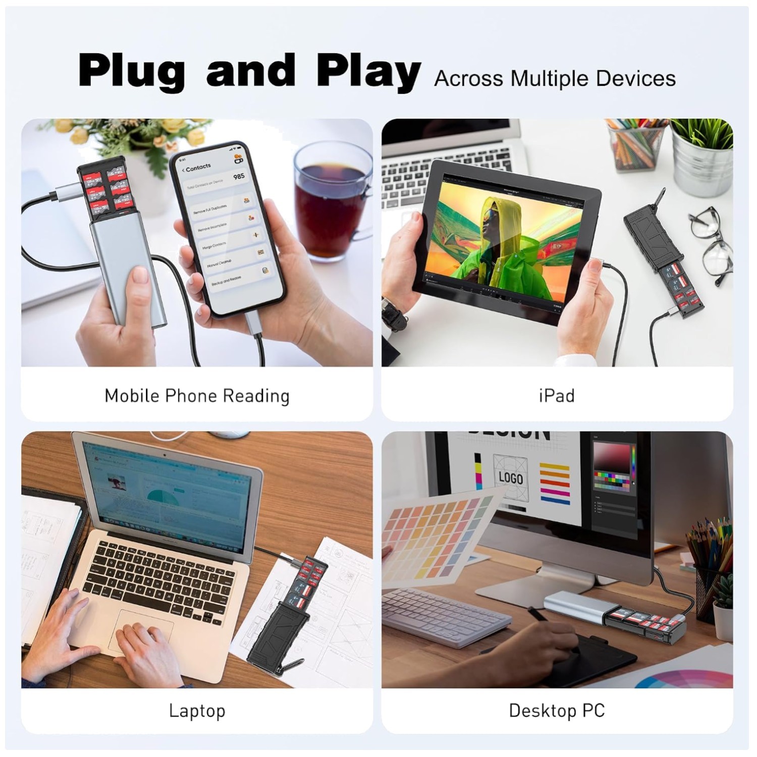 Multi-Functional USB 3.1 Card Reader