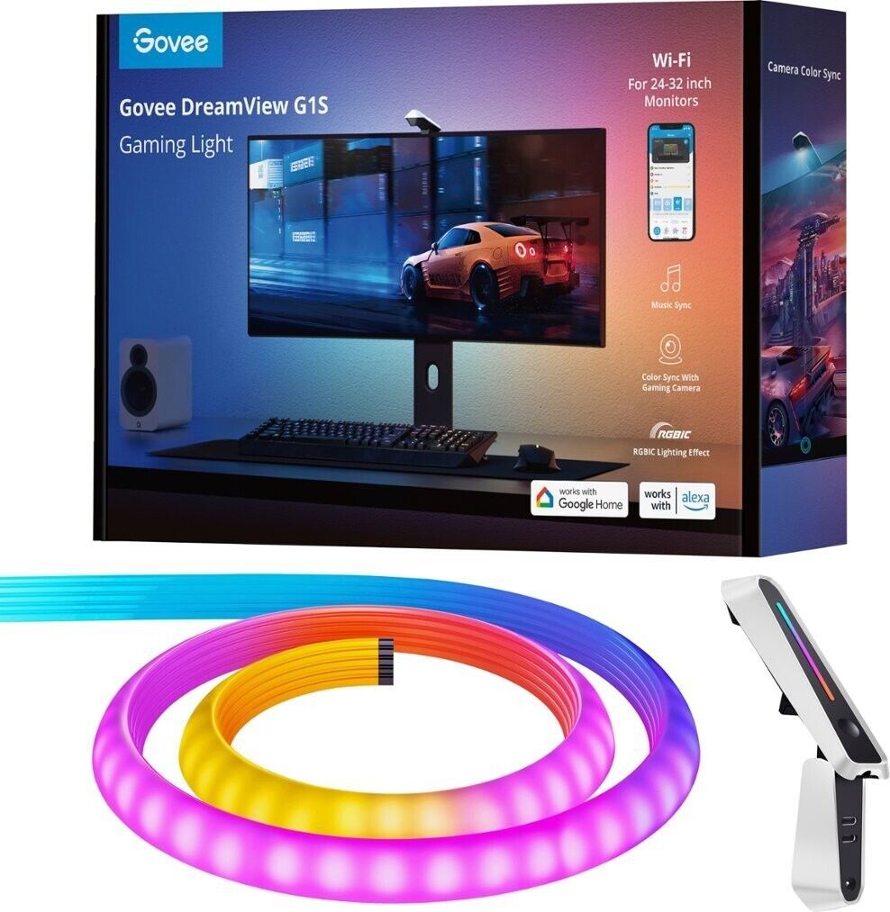 Govee DreamView G1S Gaming RGB Color Sync Light for \