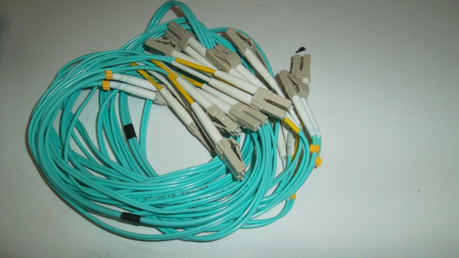 MSS OM3 Fibre Systems Optical Cable 50/125 MM-2 0.4.1 LSZH 7 x 1Metres Used #53