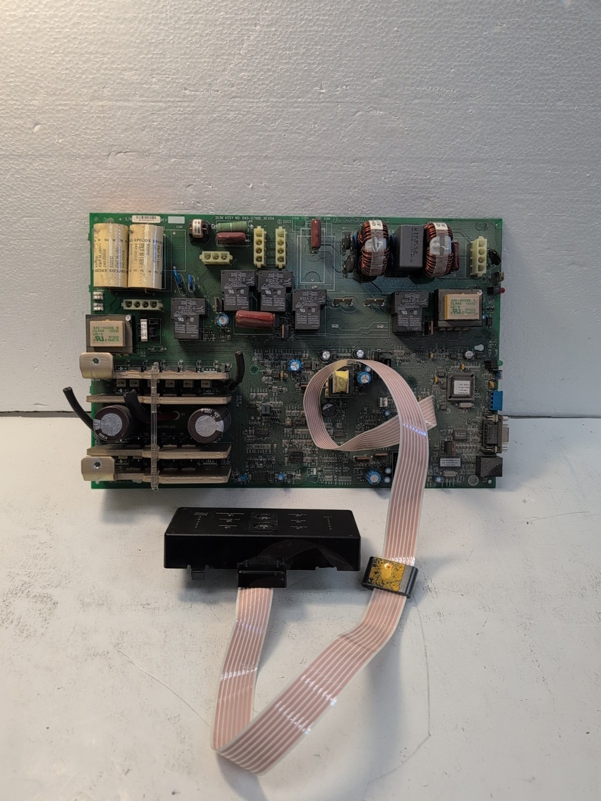 🔥 APC 2U3K 640-0799D REV 04 SMART-UPS  MAIN BOARD WITH Front Control Panel -