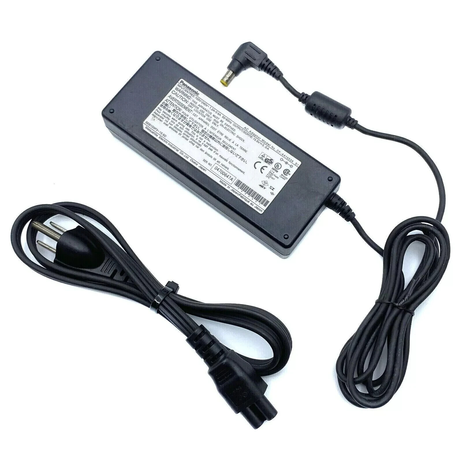 Genuine 78W AC Adapter Charger For Panasonic Toughbook CF-19 CF-29 CF-30 CF-31