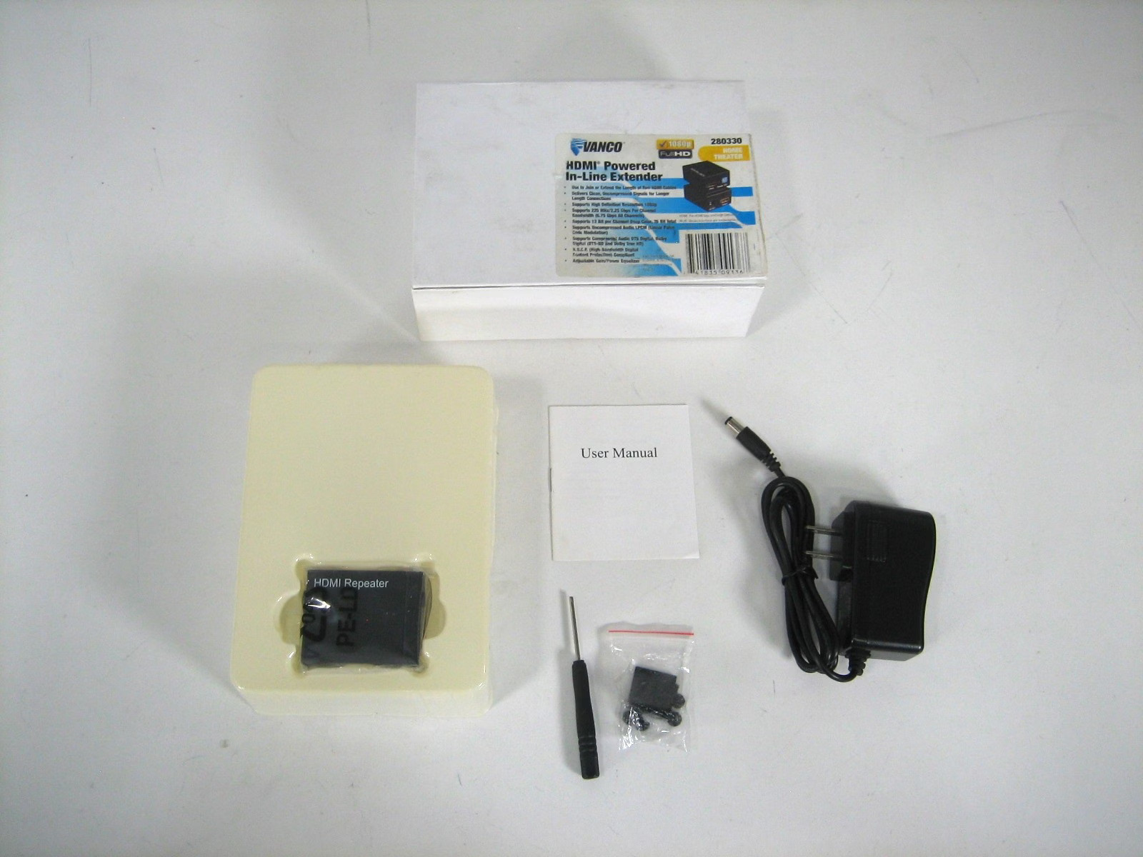 Vanco 280330 HDMI Powered In-Line Extender *NEW*