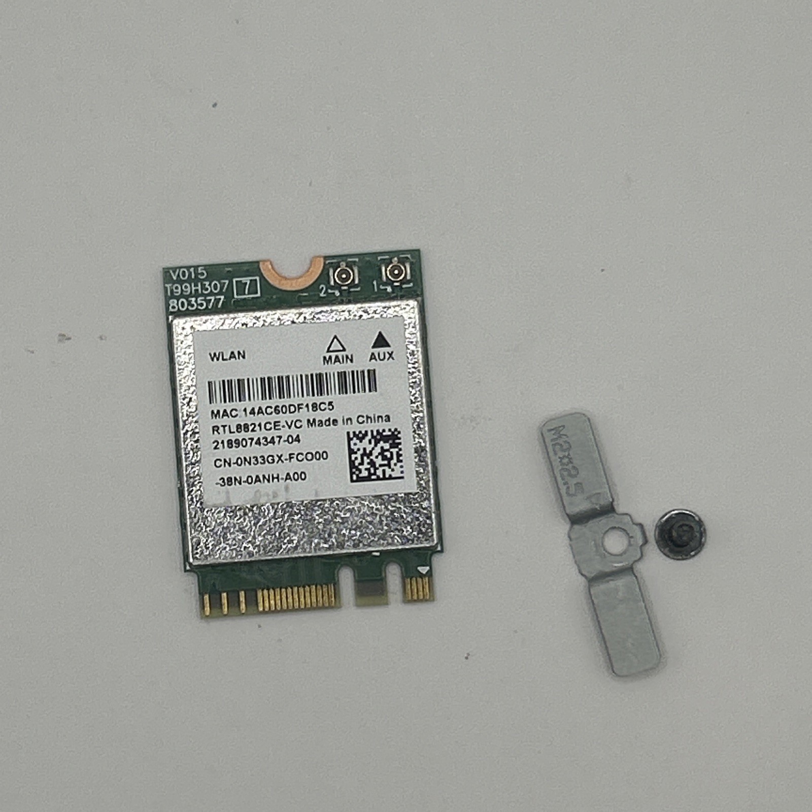 Realtek RTL8821CE Wi-Fi Bluetooth Card M.2 2230 802.11ac- Great Condition