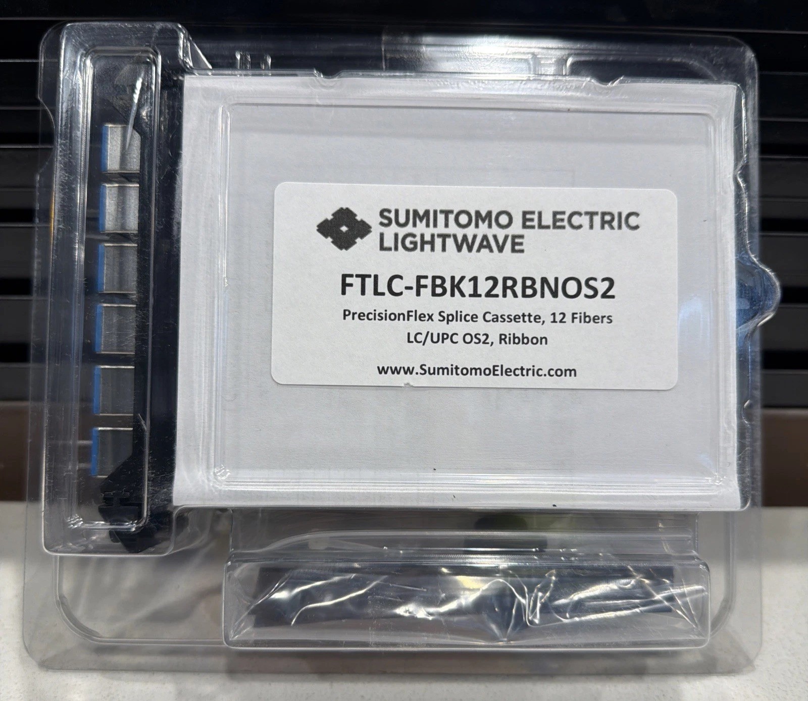 Sumitomo Electric Lightwave PrecisionFlex Splice Cassette, FTLC-FBK12RBNOS2