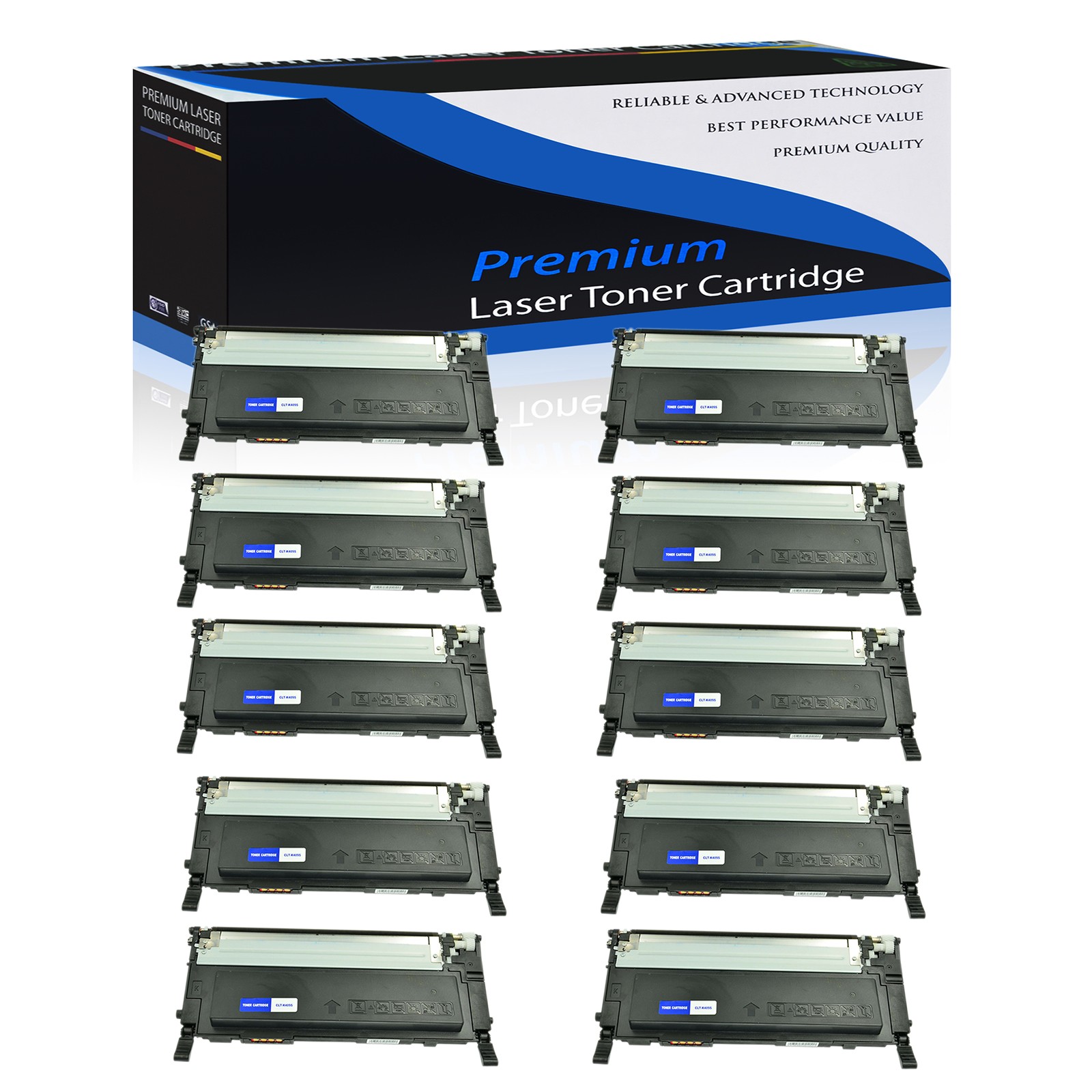 10 CLT-K409S Black Toner Cartridge For Samsung CLP-310 CLP-310N CLP-315 CLP-315W