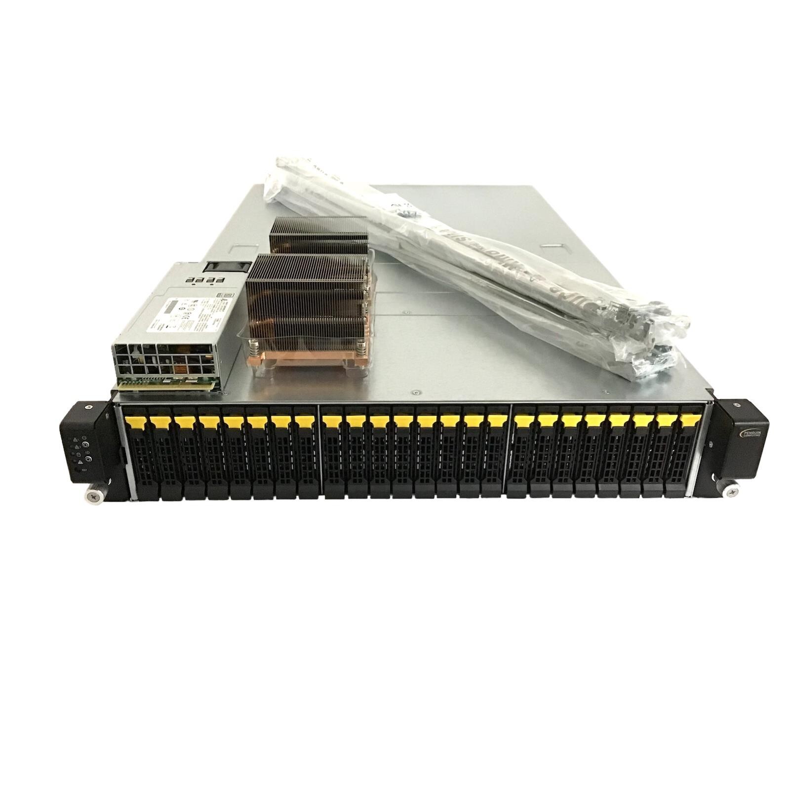 New Server 2U 24 Bay SAS3 SFF Gigabyte R280-F20 2x Xeon 12 Core 64GB RAM 3008 IT