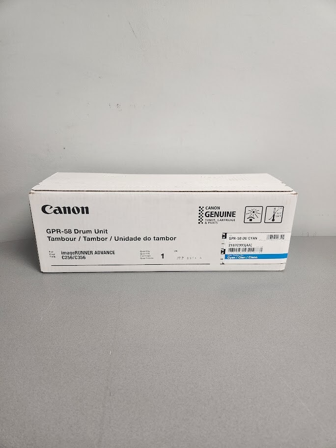 Canon GPR58 (2187C003) Cyan Drum Unit - NEW SEALED Genuine