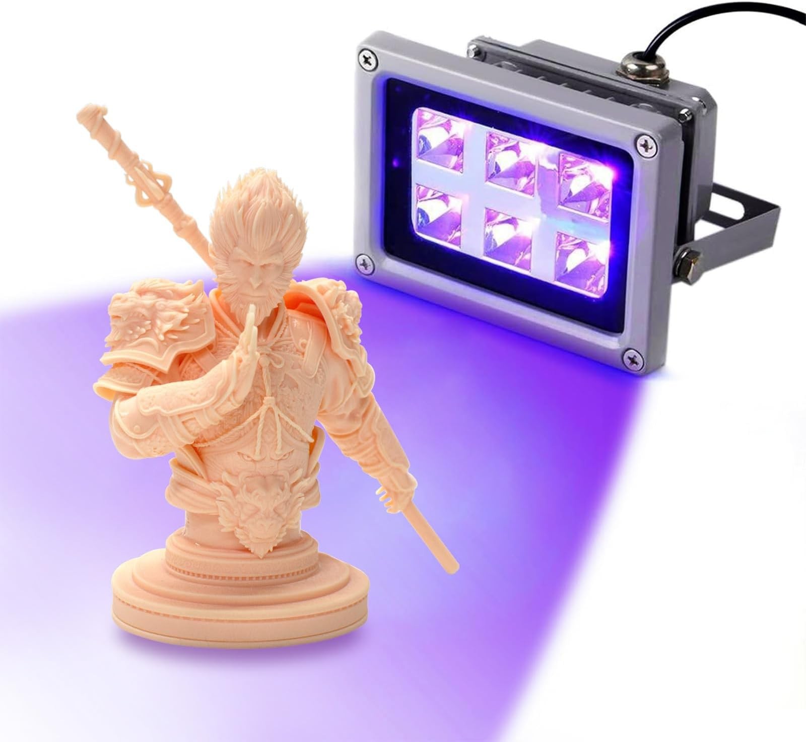 Geeetech UV LED Curing Light for SLA/DLP/LCD 3D Printing, 405nm 60W UV Resin ...
