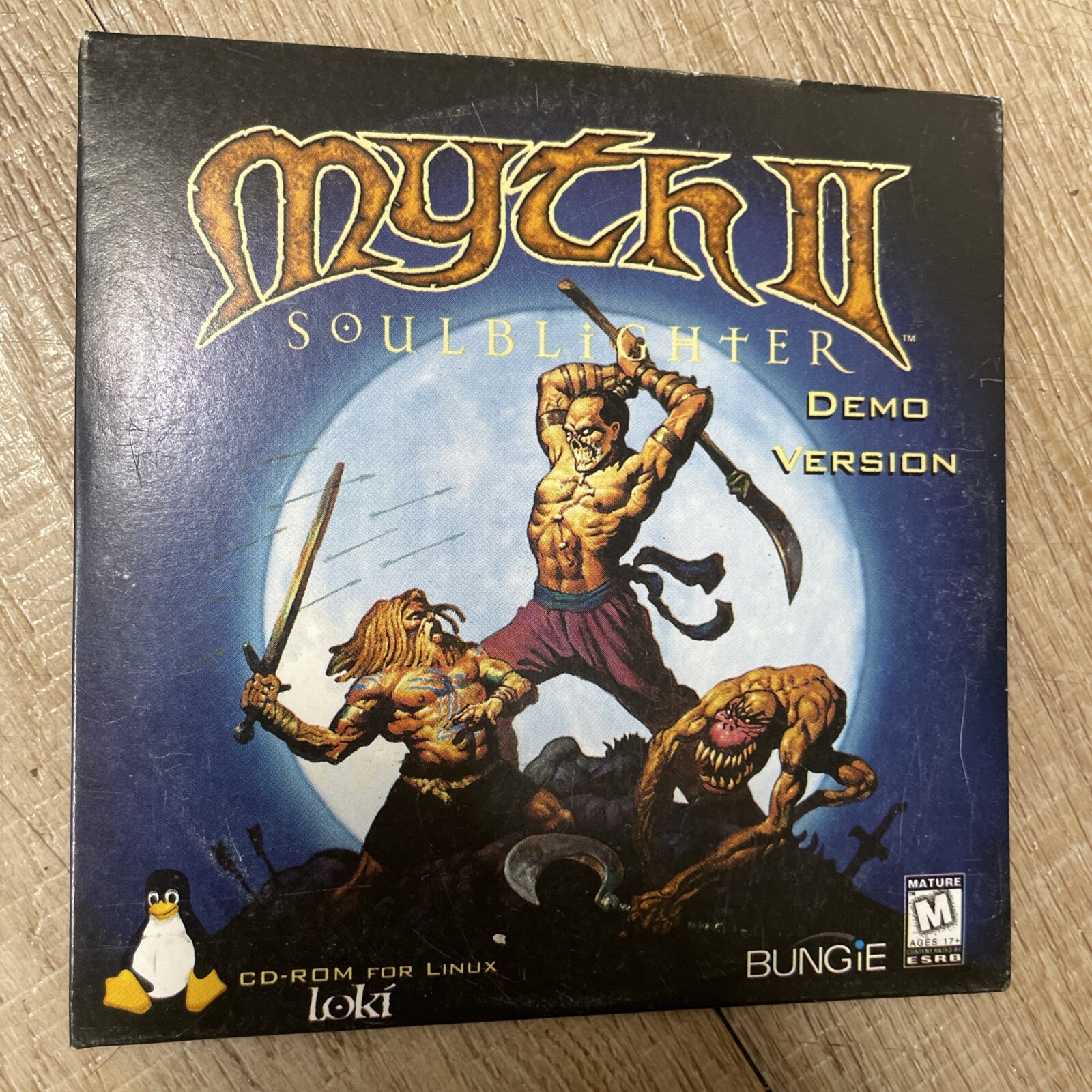 Myth 2 Soulblighter CD-ROM Demo Version Linux Vintage Mature