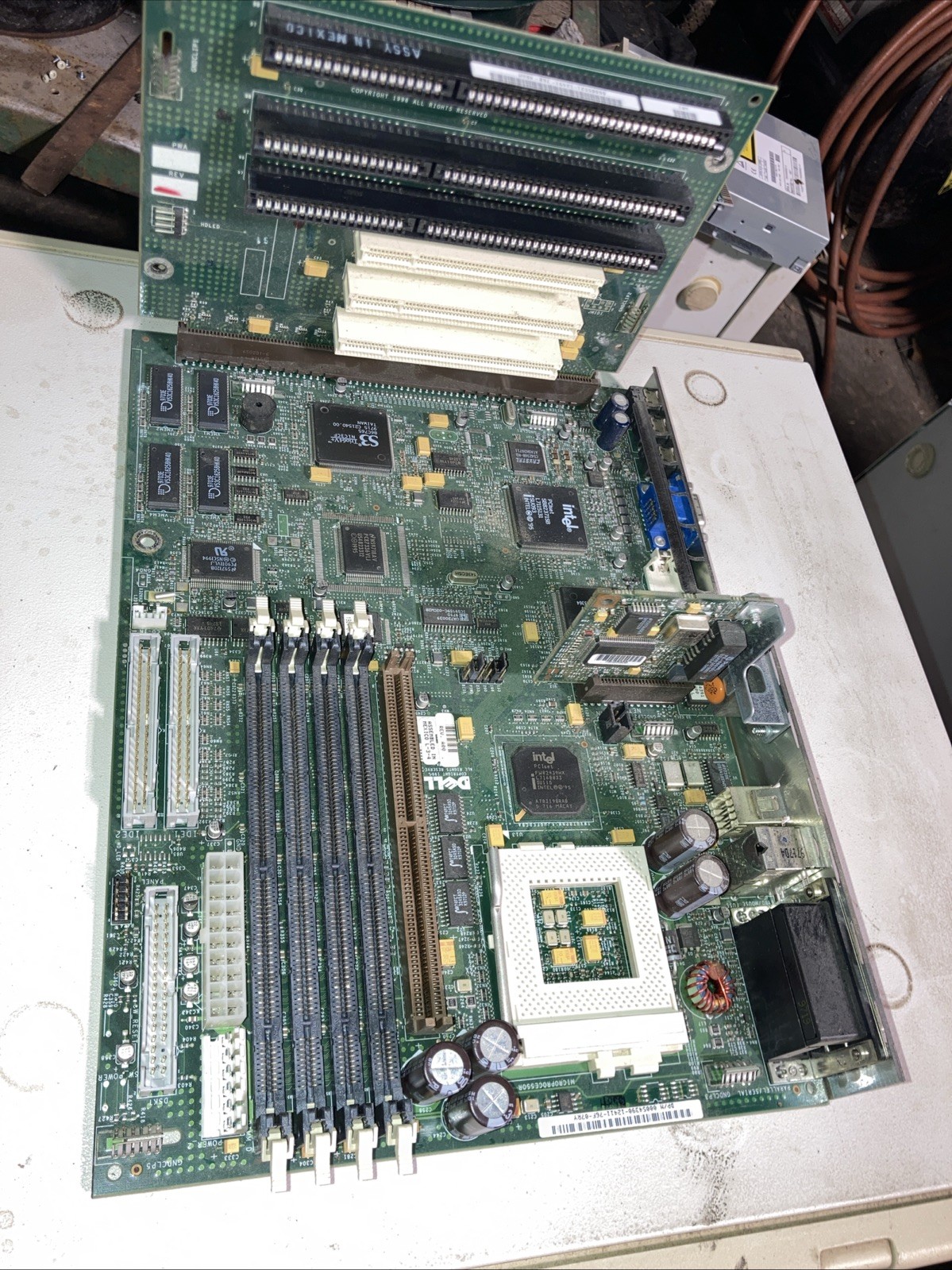 Dell System Optiplex GXi Socket 7 MMX Pentium Motherboard From Working Machine