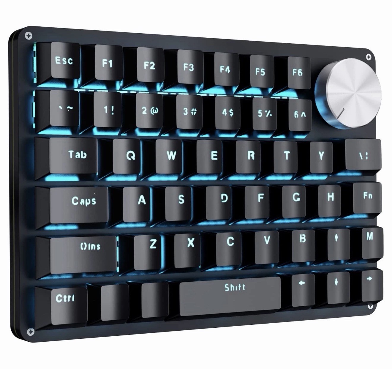 Handed Mechanical Gaming Keyboard with 24 Macro Keys, 45-Key Fully Programmab...