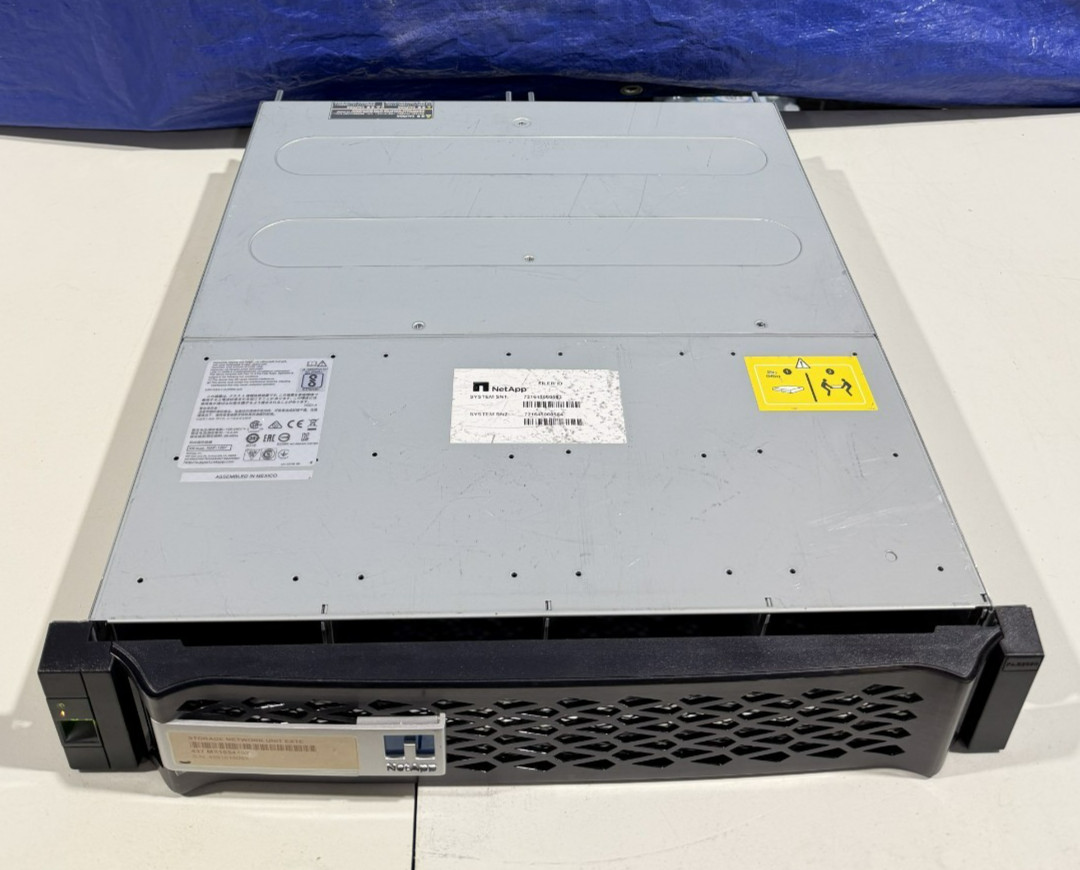 NetApp NAJ-1502 Expansion Shelf Disk 12x LFF 2x Controllers IOM12 #3 See Desc.