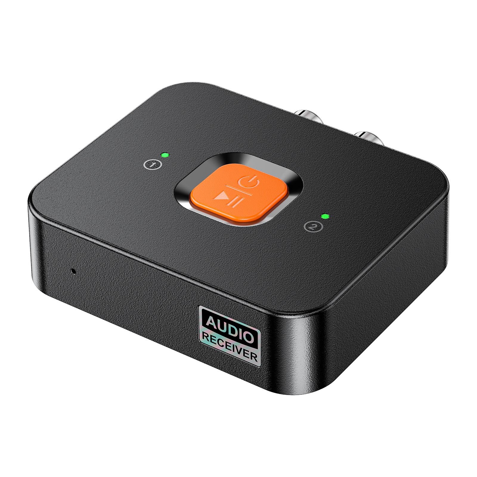 Dual Link Bluetooth 6.0 Audio Receiver Wireless Adapter 3.5mm Jack RCA Output