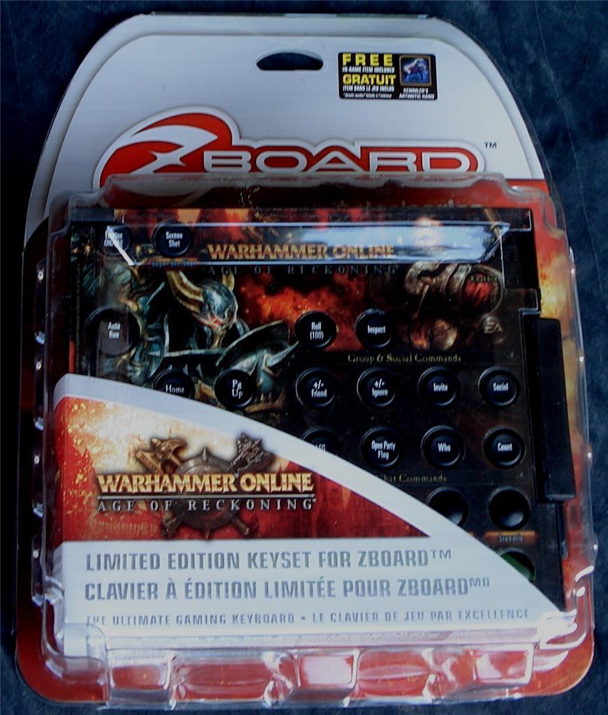 SteelSeries Warhammer Online: AoR Limited Ed Gaming Keyset for Zboard - NEW