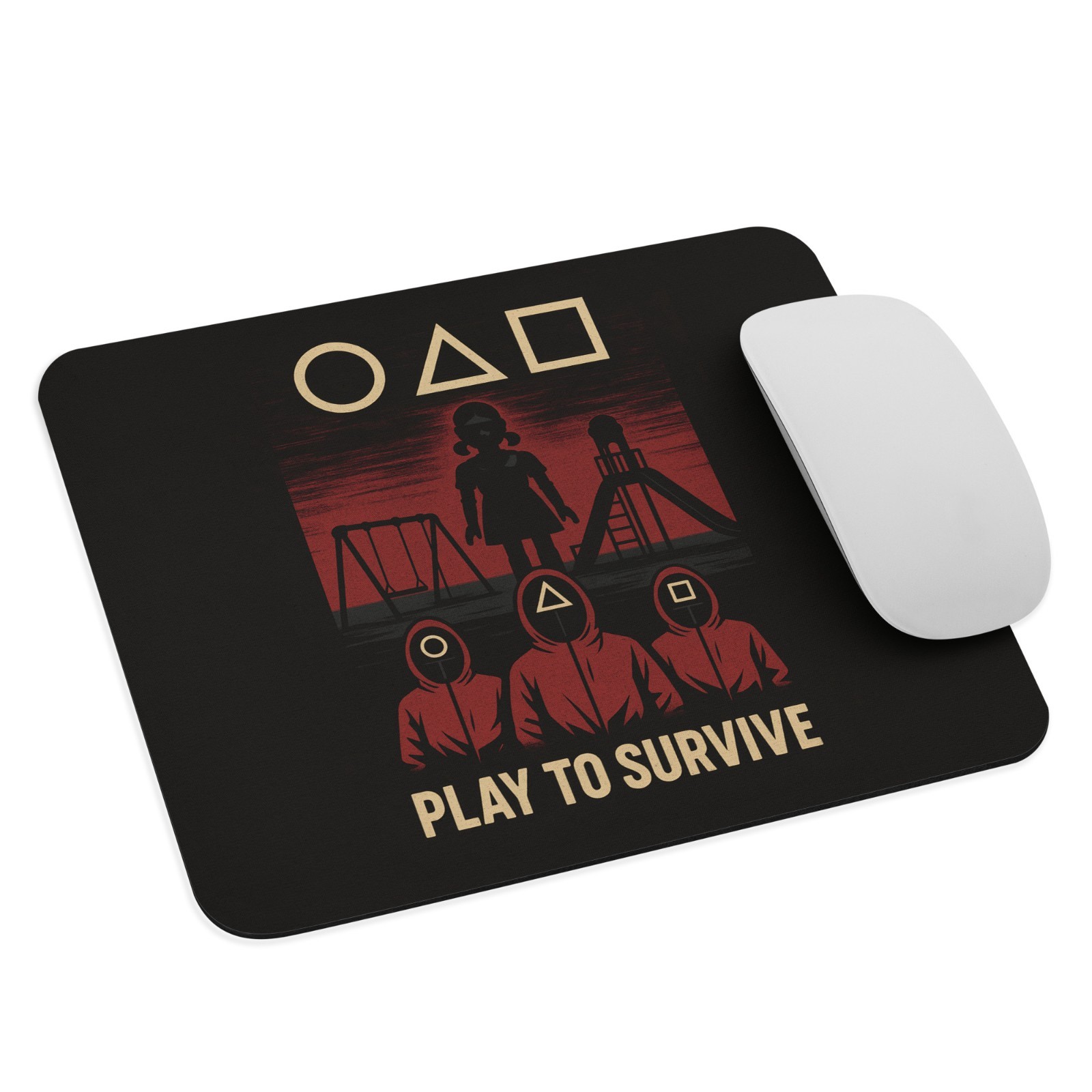 Squid Game Mouse Pad – Player 456 Korean Drama Inspired Desk Mat