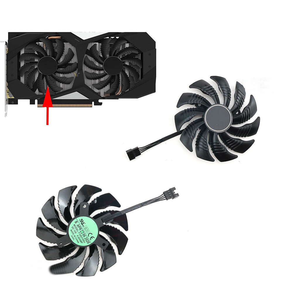 For GIGABYTE RX 5500XT 5600XT 4GB OC Graphics Card T129215SU/GA91S2U Cooling fan