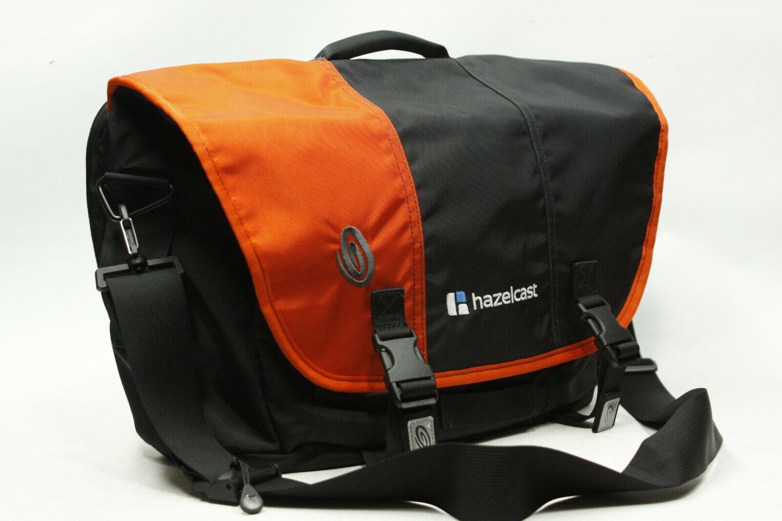 TIMBUK2 Hazelcast Logo Messenger Bag M Medium 15” Laptop Black/Orange