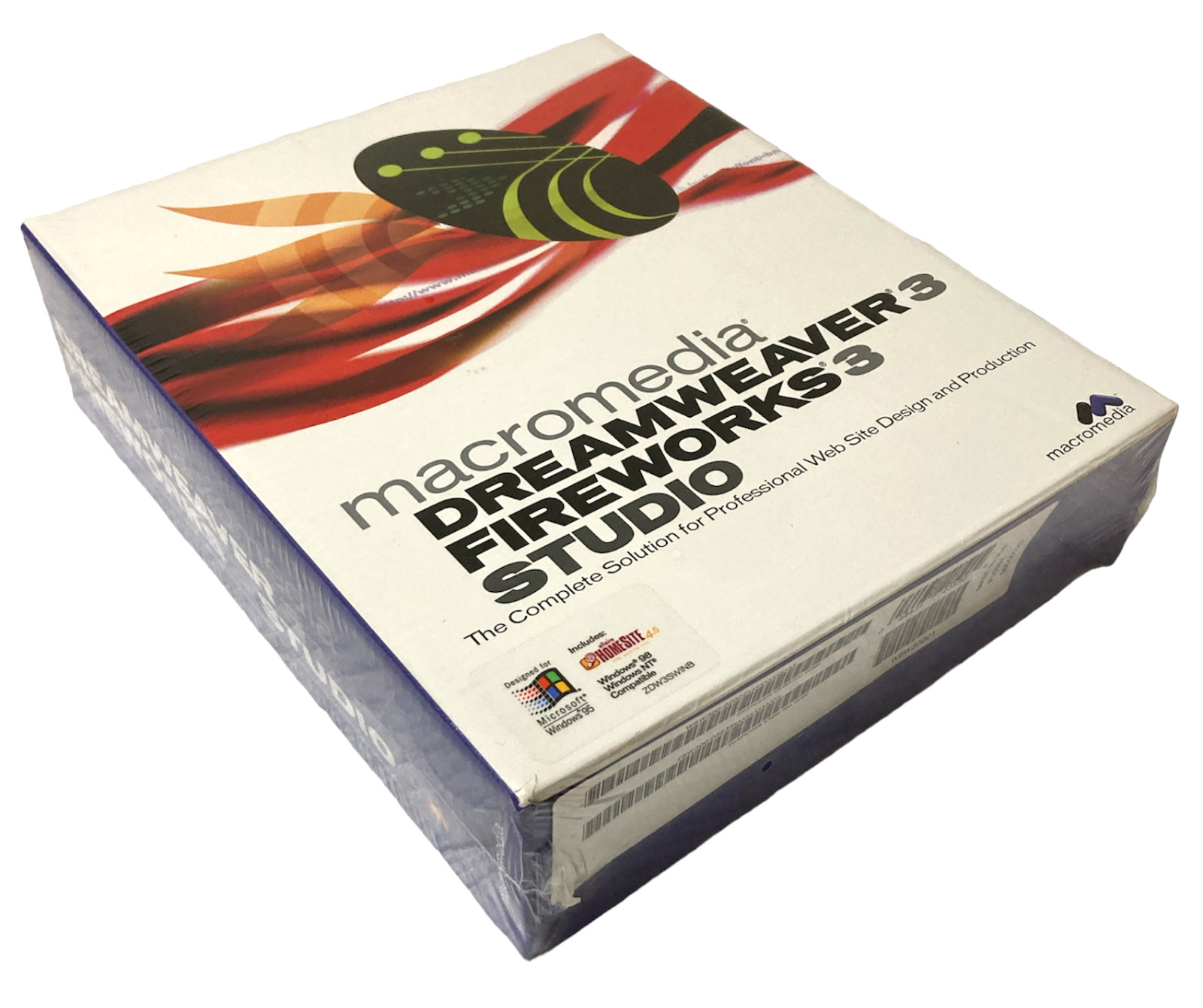 Macromedia Dreamweaver 3 Fireworks 3 Studio Sealed COMMERCIAL Edition