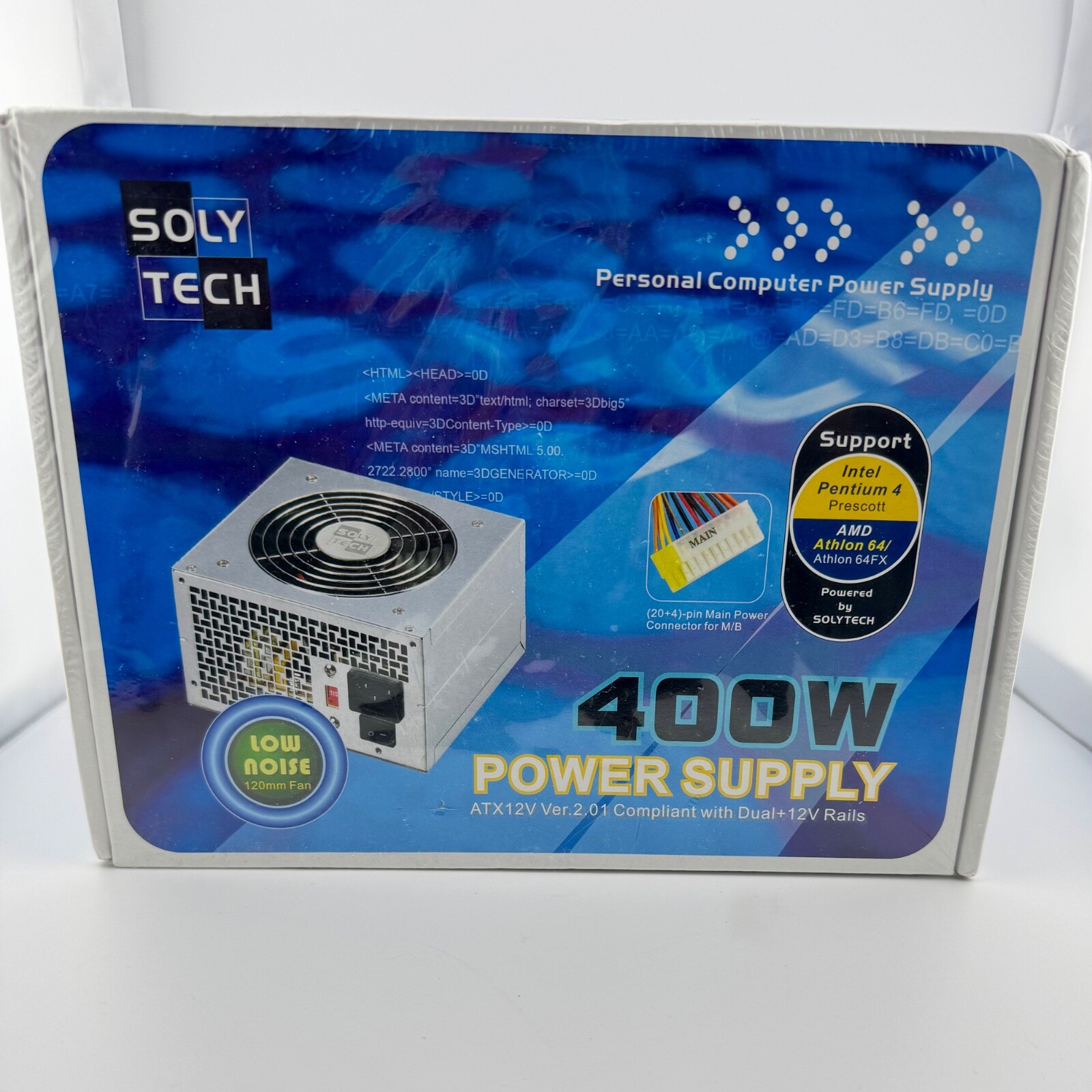New PC Power Supply Upgrade for Soly-Tech Model: SL-400TF Desktop Computer