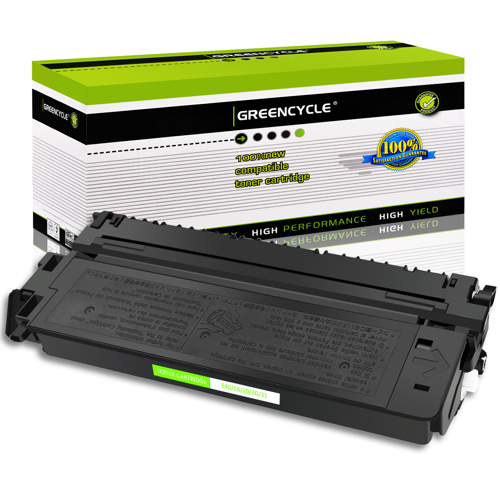 1PK E40 BLACK Toner Cartridge Fits For Canon FC530 PC300 PC310 PC320 PC325 PC330