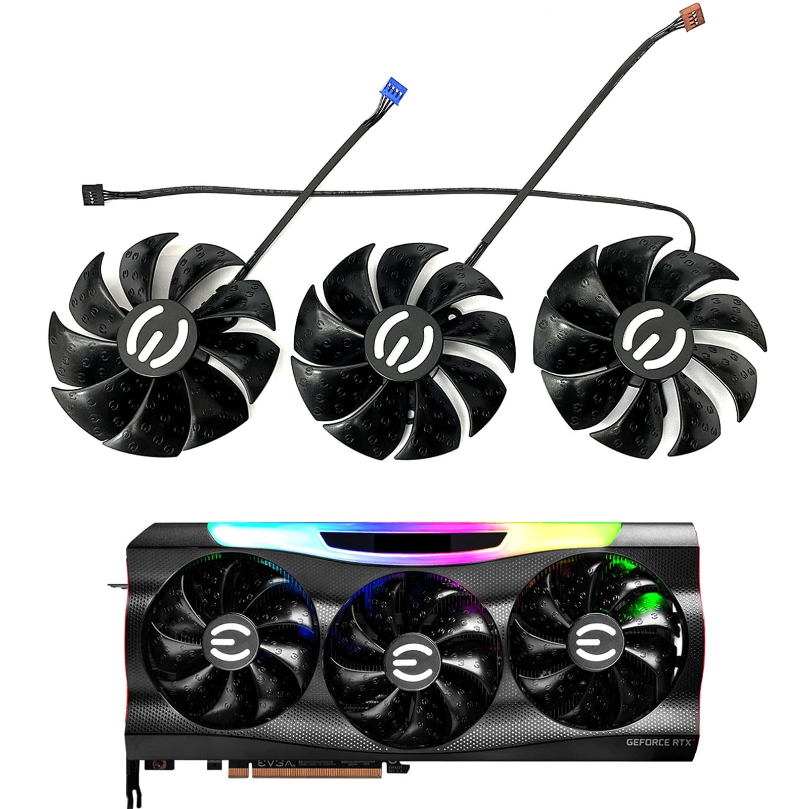 87MM PLD09220S12H RTX3080 RTX3070 Graphics Card Fan Replacement for GeForce 3070